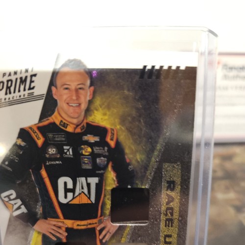 2019 Panini Prime Race Used Triple Sheet Metal 2 Color Sp 05/10 Daniel Hemric  - Picture 6 of 9