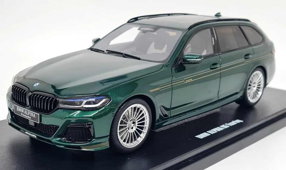 Coche modelo GTSpirit 1/18 Alpina B5 Touring Allrad verde metálico 2023 resina escala Foto 3 de 4