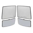 Pair Upper and Lower Tow Mirror Glasses and Bases w/ Heat fits 07-12 Ford F150