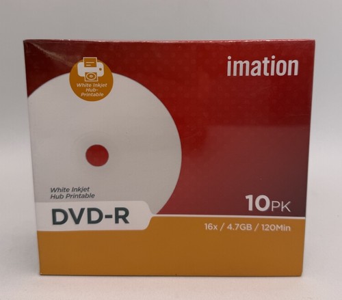 DVD-R Discs - Imation - 10pk - 16x / 4.7GB / 120min - Picture 1 of 3