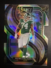 2024 Panini Select - Premier Level Olumuyiwa Fashanu #192 Silver Prizm...