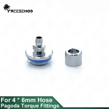 FREEZEMOD 2/5pcs Small Caliber Leak Proof Hose Torque Fittings For 4mm* 6mm Jose