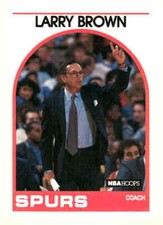 1989-90 Hoops #102 Larry Brown