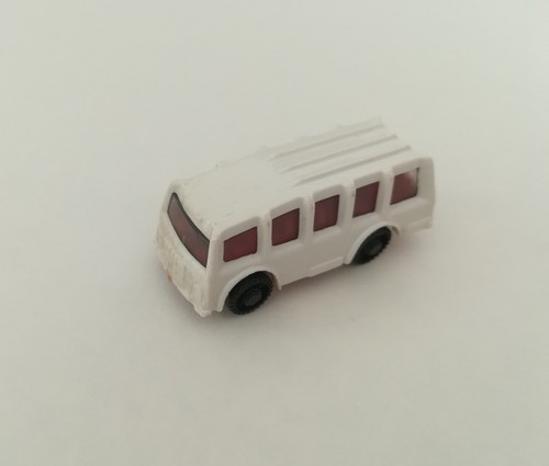 Kinder Surprise Vintage 80s White Bus