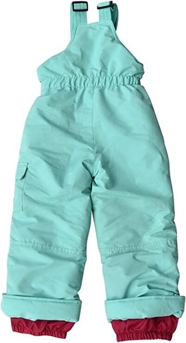 New Snow Country Outerwear Little Girls S 4 5 Ski Bibs Insulated Pants 310 Mint - Picture 2 of 5