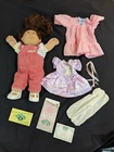 Cornsilk Kids Cabbage Patch Doll, 3 outfits, Birth Certificate "Ailsa Ema" VTG