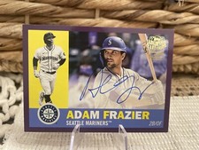 2022 Topps Archives - 1960 Fan Favorites Autographs Purple #60FF-AF Adam Frazier