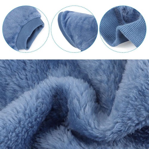 Pet Dog Puppy Dog Warm Soft Fleece Clothes Coat Shirt Sweater Winter Apparel NEW - Picture 13 of 25