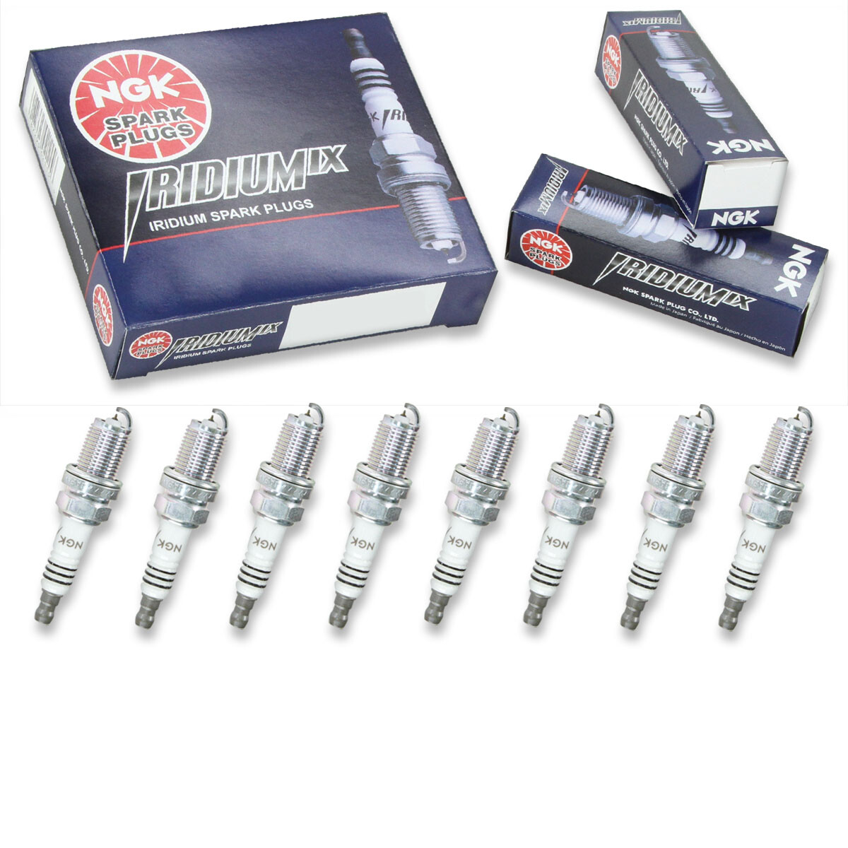 8 pcs NGK Iridium IX Spark Plugs for 2000-2004 Toyota Tundra 4.7L V8 - uk