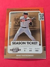 2021 Mike Yastrzemski Panini Contenders Optic Season Ticket #21 Chrome