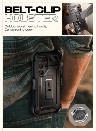 SUPCASE Coque de Protection de Qualité Militaire Lot de 2 Housse pour Samsung Galaxy S25 Ultra - Photo 6 sur 55