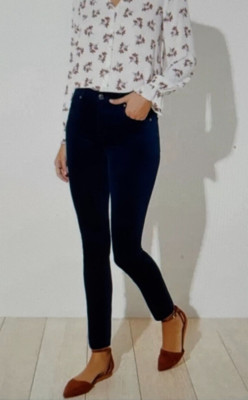 LOFT Tall High Rise Skinny Velvet Pants 30/10 NWOT
