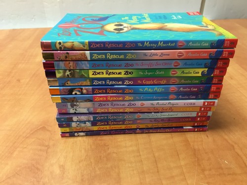 Zoe's Rescue Zoo Collection 13 Books Set Lot Amelia Cobb Nasty Crow Scholastic - Picture 5 of 6
