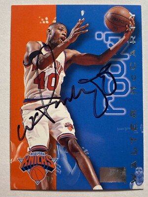 NBAカード スカイボックス 1997 ウォルターマッカーティ 直筆サイン入り 1996-97 Skybox Z Force Walter McCarty #157 Rookie RC