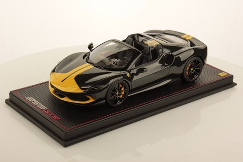 Ferrari 296 GTS Nero Daytona/Gelb Modena 1/18 lim.ed. 25 Stück FE037SE3 MR - Bild 1 von 4