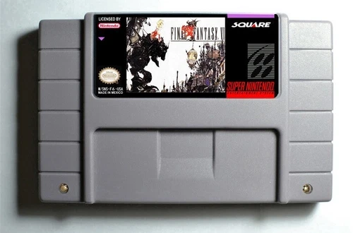 Final Fantasy VI 6 SNES 16-Bit Game Cartridge USA NTSC English