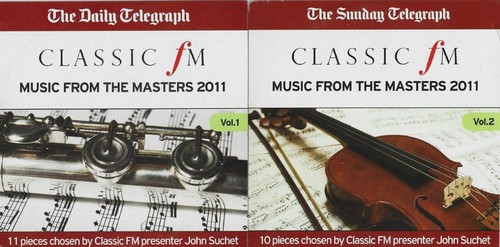 CLASSIC FM - MUSIC FROM THE MASTERS 2011 - 2 DISCS - TELE PROMO CD - Picture 1 of 2