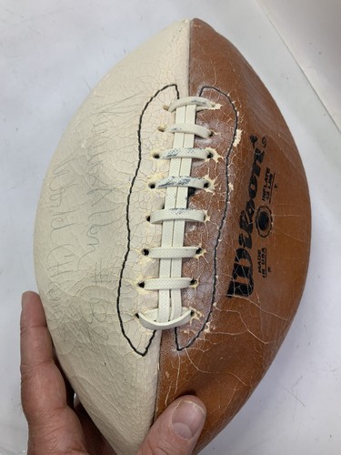 OJ Simpson Peace To You Marcus Allen World Champs Autographed Football PSA DNA - Picture 10 of 12