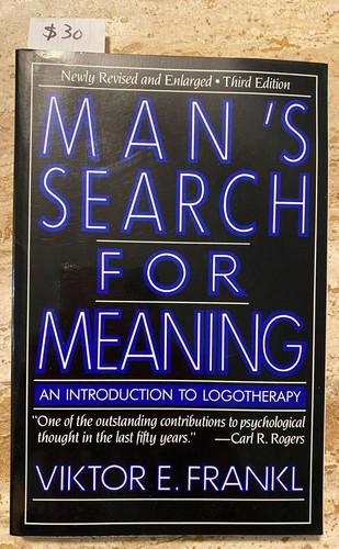 Mans Search For Meaning By Viktor E. Frankl Third Edition Paperback - Picture 1 of 4