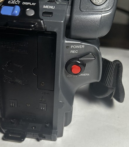 Panasonic Palmcorder Palmsight VHS Camcorder Retro PV-L501D, Leather Ambico Case - Picture 10 of 21