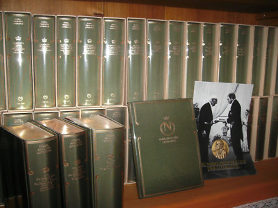 Die Nobelpreisträger der Literatur kompletter Satz von 1901 - 2007 Goldschnitt