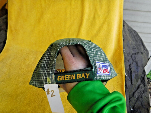 NUEVO CON ETIQUETAS/LOGOTIPO VINTAGE 7 ATH. ¡SOMBRERO GRID PLAID CHECKER PRO LINE AÑOS 90 GREEN BAY PACKERS! - Imagen 12 de 24