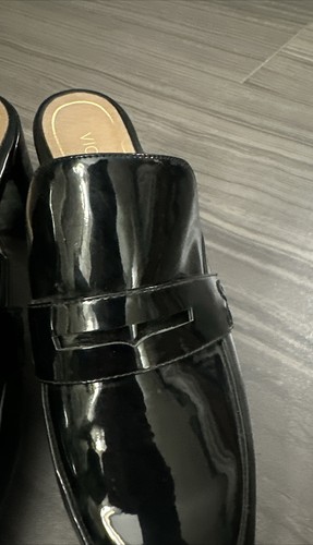 Vionic Plaza Annabel Damen-Pantoletten schwarz Lackleder Blockabsatz Größe 11 - Bild 21 von 22