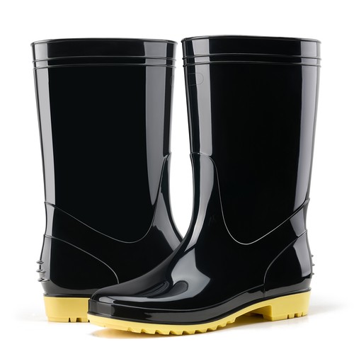 HISEA Men Rain Boots Waterproof Anti-Slip Fishing Garden Farm Outdoor Work Boots - Picture 38 of 66