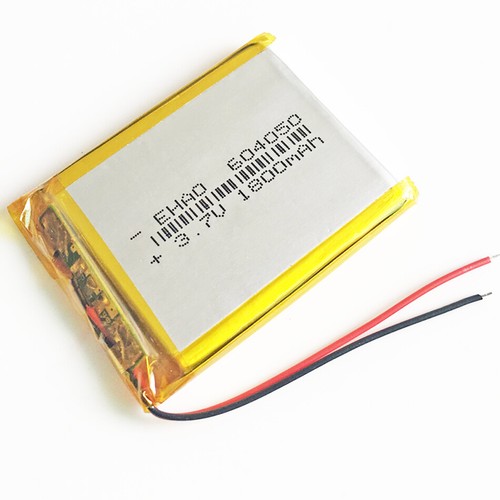 Batería recargable de polímero LiPo 3.7V 1800mAh 604050 para cámara DVD GPS PAD - Imagen 3 de 5
