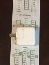 Used Original Apple 10W USB Wall Charger Block Power Adapter iPhone - Untested