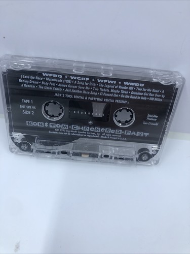 Checkered Past by Bob & Tom double Cassette tapes 1995. Vintage - Picture 8 of 11