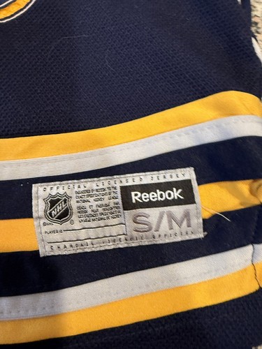 Reebok NHL Buffalo Sabres Blue Youth Small Med  Fan Jersey Blank - Picture 2 of 9