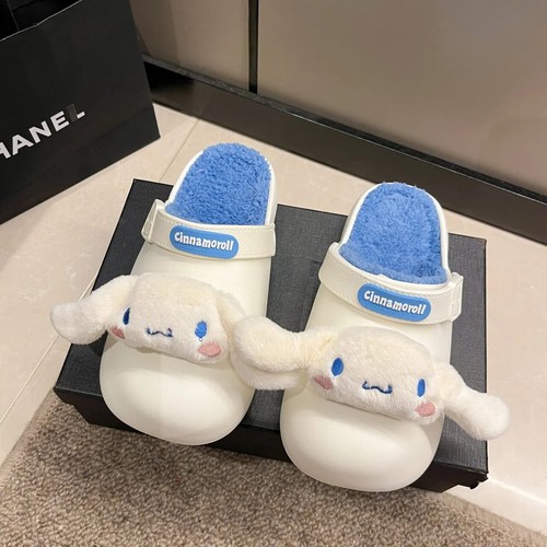 KT Non-slip Slippers Cinnamoroll Kuromi Home Plush Slippers Flat Shoes - Picture 7 of 26