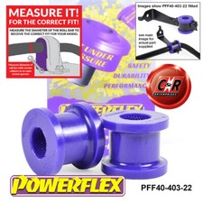 Powerflex Vorn Arb Buchsen 22mm für Mercedes-Benz 190 W201 (82-93) PFF40-403-22