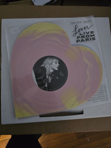 Taylor Swift - LOVER (Live From Paris) HEART SHAPED 2025 vinyl IN-HAND! (New) - Imagen 1 de 2