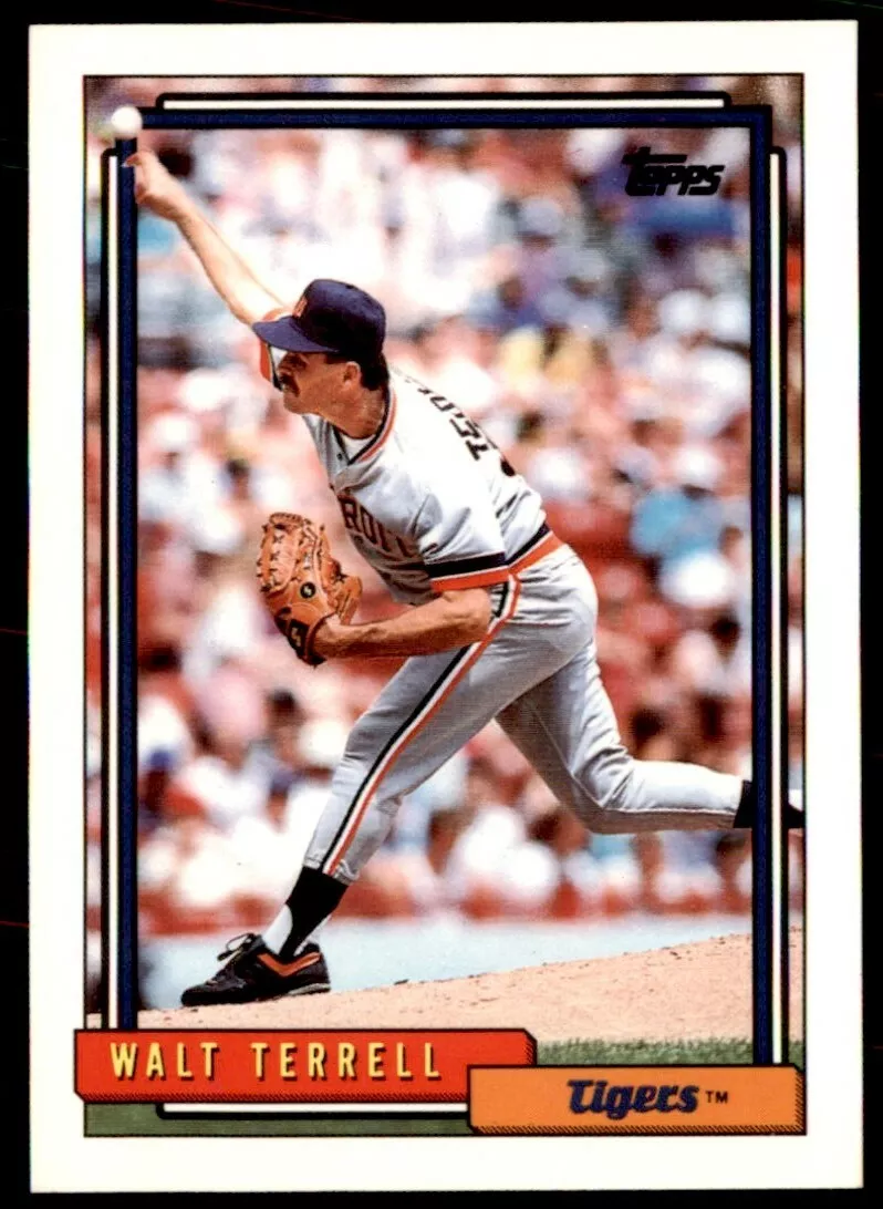 Walt Terrell trading card