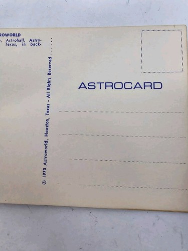 Astrodomain Houston Astros Astrodome Postkartenordner 1970 9 Postkarten Original - Bild 12 von 13