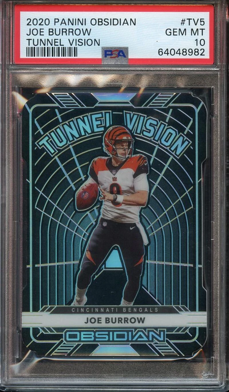 Joe Burrow Panini Obsidian Tunnel Vision #TV5 Base