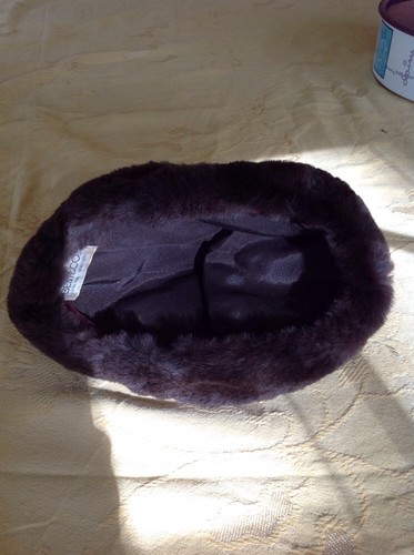 VINTAGE Women's Hat Best CO.FIETH AVE NEW YORK Formal Brown Fur - Picture 5 of 11