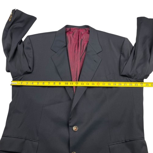 Brioni Men's Traiano 100% Wool Brioni Gold Buttons Blazer Navy • Italy • 48S - Picture 7 of 12