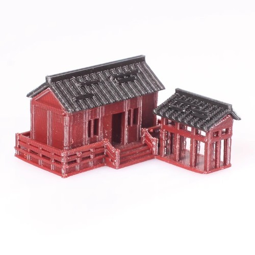 Chinese Ancient Building Cottage Model Scene Plastic Aquarium Bonsai Toys