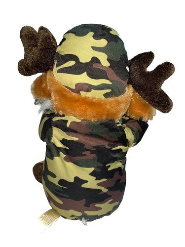 Peluche Dan Dee Cantando Navidad Reno FUNCIONANDO Banjo Camuflaje Abuela Atropellada - Imagen 3 de 3