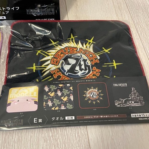 FINAL FANTASY 7 REBIRTH Release Celebration Prize A Cloud Ichiban Kuji + Towels - Picture 4 of 4