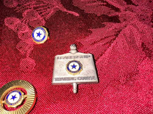 3 prendedores auxiliares vintage de la legión americana - Imagen 5 de 5