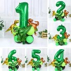 19pcs Dinosaur Foil Balloons Air Baloons Children Birthday T-REX RAPTOR Dino UK