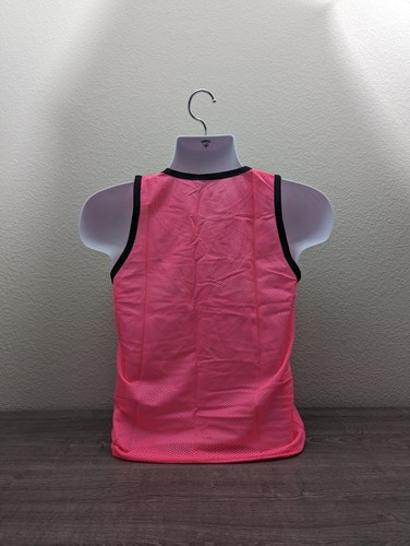 12 Pink Youth Mesh Practice/Scrimmage Jersey Pinnie Football, Soccer, Basketball - Picture 2 of 5