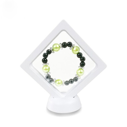 Jewelry Box Pendant Ring 3D Floating Picture Frame Shadow Stand Holder Display - Picture 13 of 21