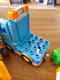 LEGO Truck & Tracked Excavator DUPLO Town 10812 ☆ Preowned NOT COMPLETE