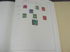 GB Morocco Agencies stamps mounted on one page