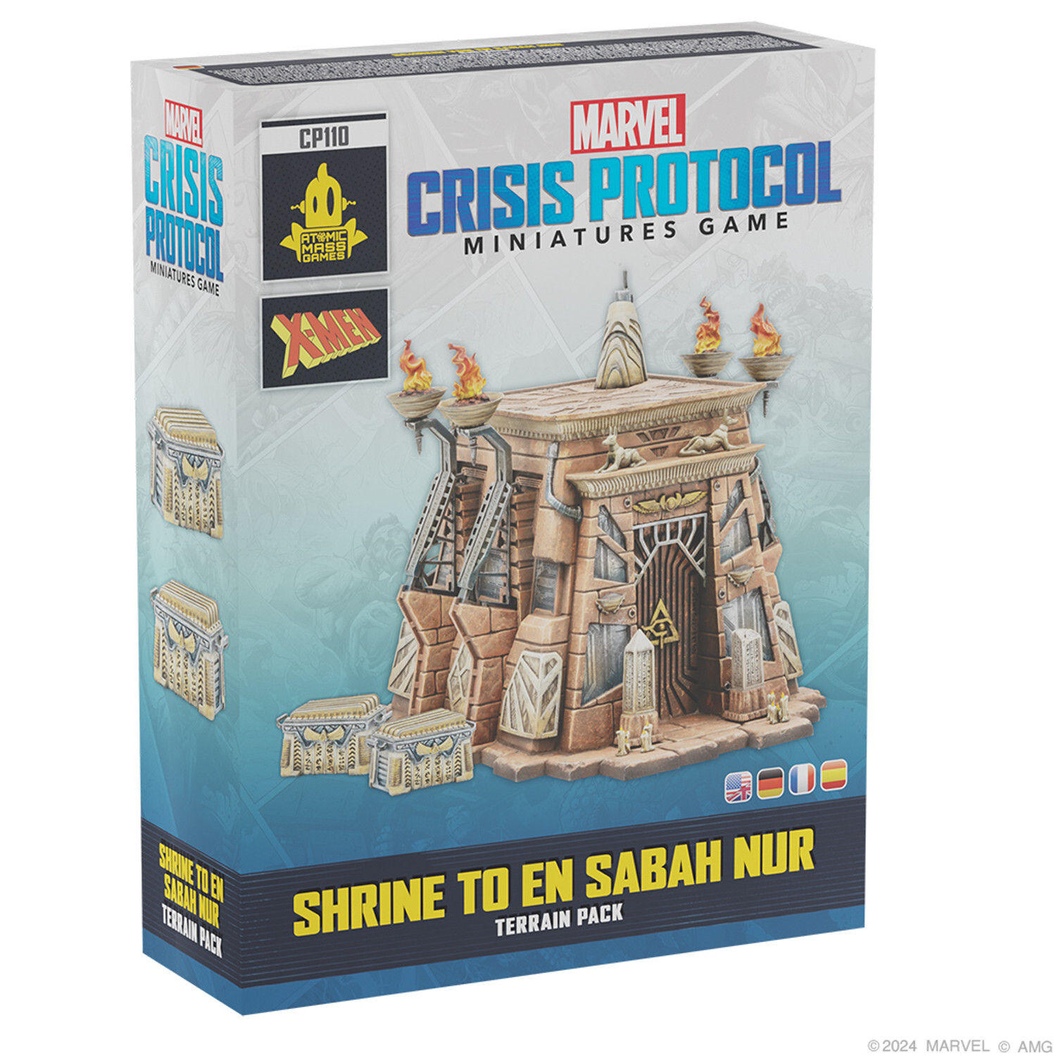 Marvel Crisis Protocol: Shrine to En Sabah Nur - Набор для игры на местности Atomic Mass Games